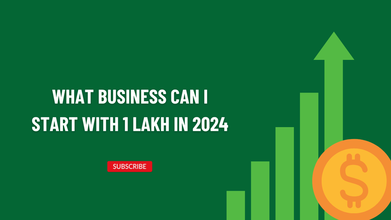 What business can i start with 1 lakh