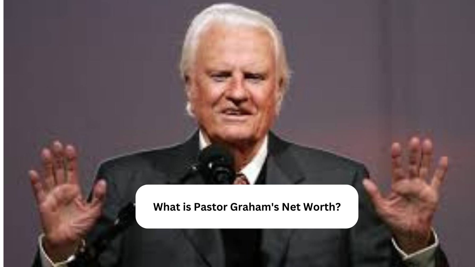 What is Pastor Graham's Net Worth?