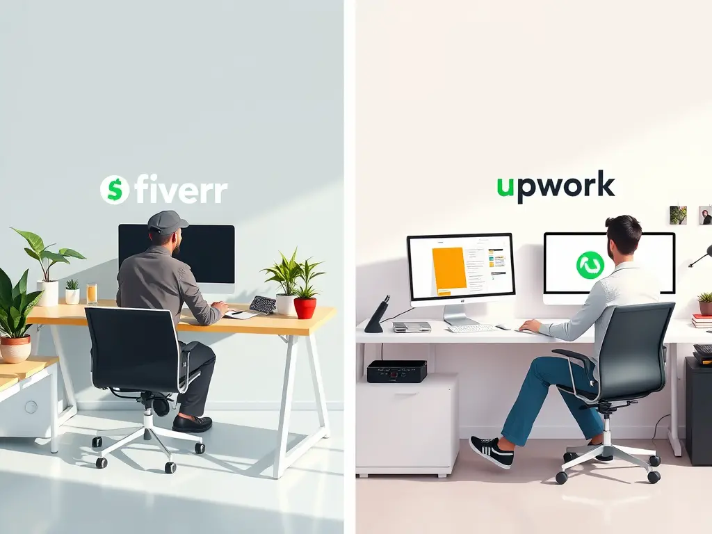 Comparing Upwork and Fiverr