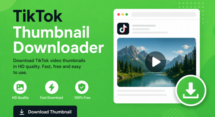 TikTok Thumbnail Downloader